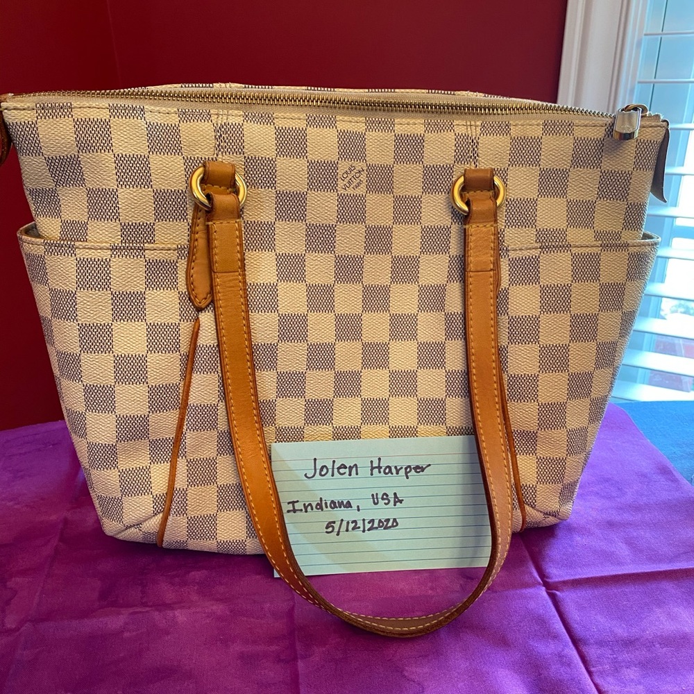 Louis Vuitton Totally MM Damier Azur